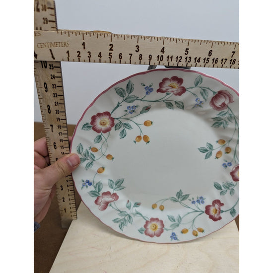 Vintage Churchill Floral Ceramic Dinner Plates (3) Staffordshire England