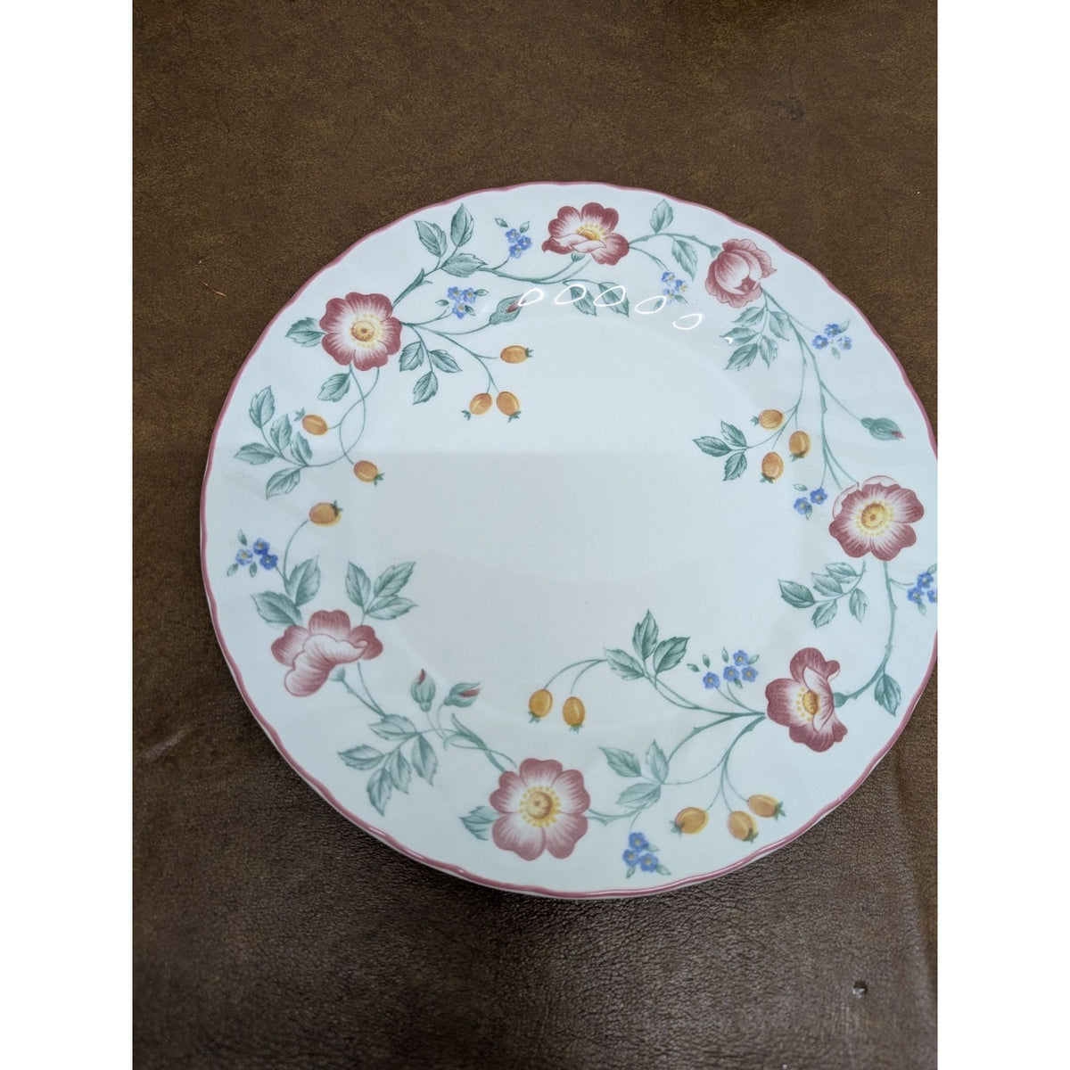 Vintage Churchill Floral Ceramic Dinner Plates (3) Staffordshire England