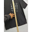 Its Just A Phase Moon Graphic Black T-Shirt Large Next Level Apparel