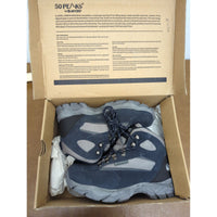 Hi-Tec Womens Kruger Peak Waterproof Hiking Boots Navy/Grey Size 6 Lightweight & Durable With EVA Sockliner & MDT Outsole.