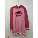 Roots Cabin Pink & Red Hoodie Dress XXL Youth Long Sleeve Kangaroo Pocket
