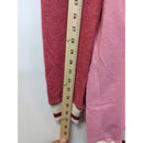 Roots Cabin Pink & Red Hoodie Dress XXL Youth Long Sleeve Kangaroo Pocket