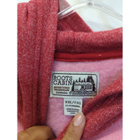 Roots Cabin Pink & Red Hoodie Dress XXL Youth Long Sleeve Kangaroo Pocket