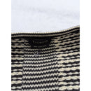 Talbots Womens Black & White Houndstooth Open Cardigan Sweater Pure Merino Wool