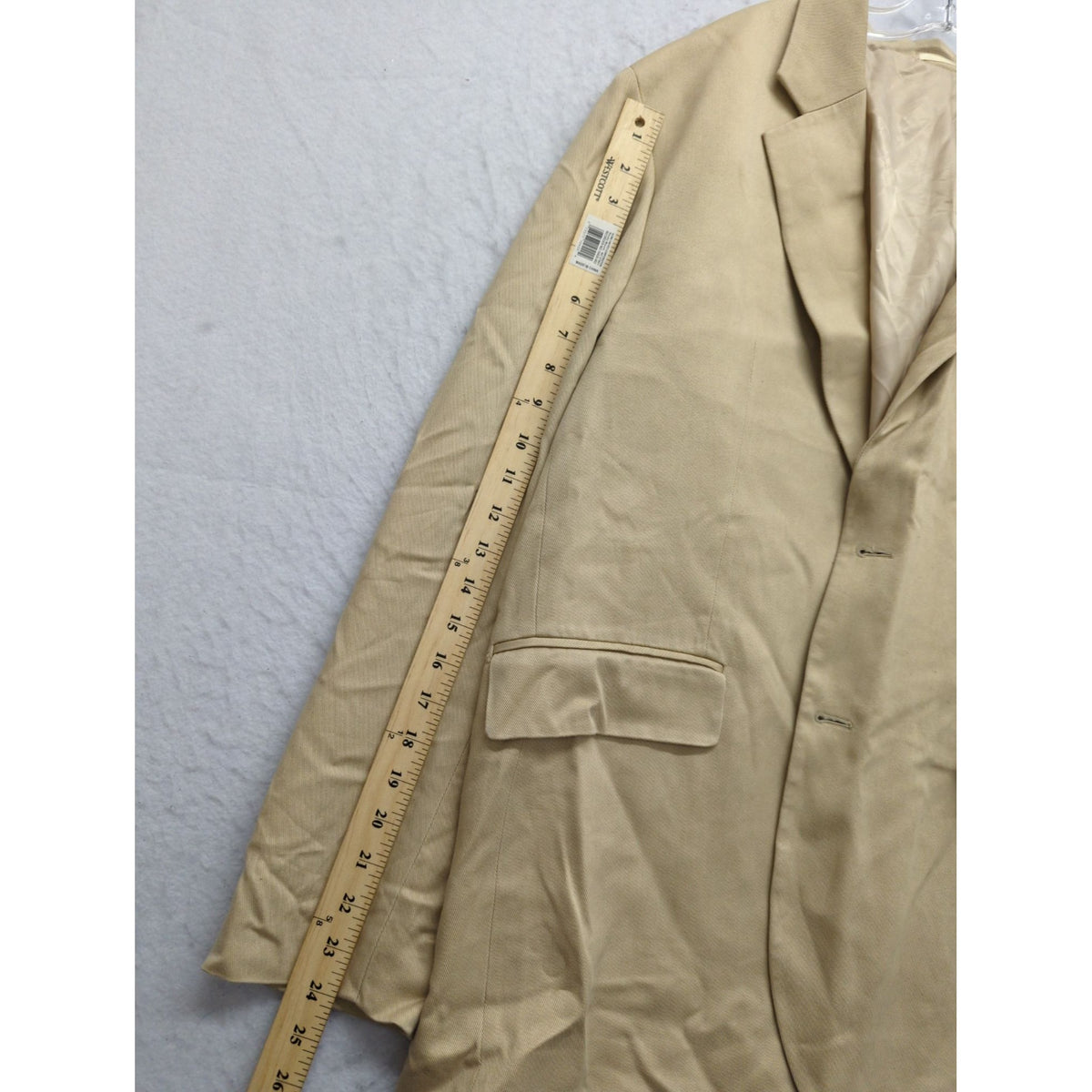 H&M Beige Relaxed Fit Mens Blazer Jacket Size M
