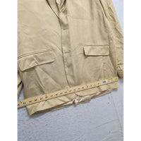 H&M Beige Relaxed Fit Mens Blazer Jacket Size M