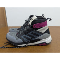 Adidas Terrex Mid Hiking Boots Gray Purple Technical Trail Footwear