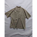 Natural Issue Gingham Check Short Sleeve Button Up Shirt M/M Minimalist Design