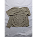 Natural Issue Gingham Check Short Sleeve Button Up Shirt M/M Minimalist Design