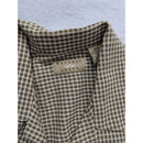 Natural Issue Gingham Check Short Sleeve Button Up Shirt M/M Minimalist Design