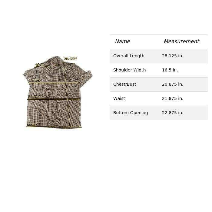 Natural Issue Gingham Check Short Sleeve Button Up Shirt M/M Minimalist Design