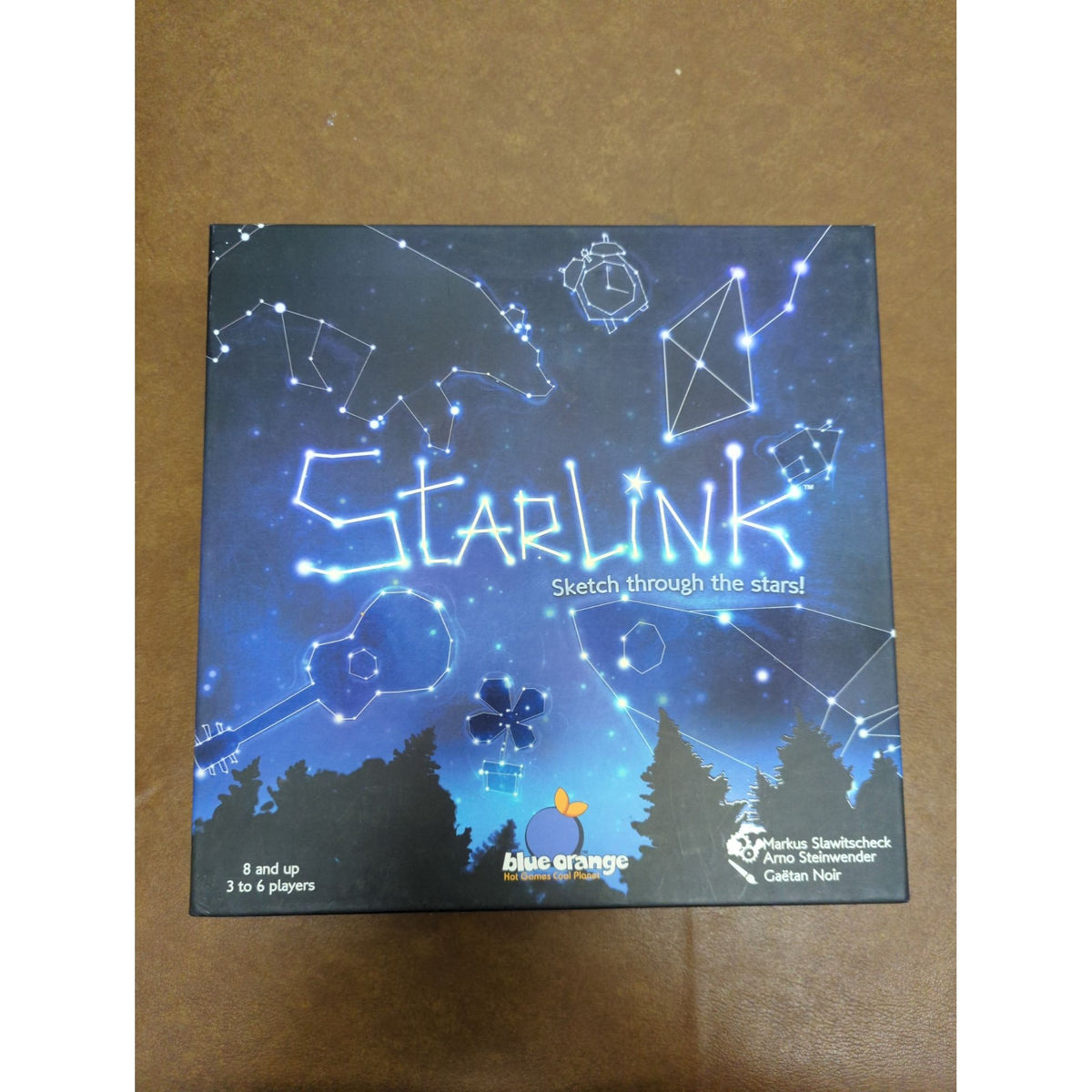Starlink Board Game By Blue Orange - 3 To 6 Players Ages 8+ 30 Minutes To Play Sketch Through The Stars