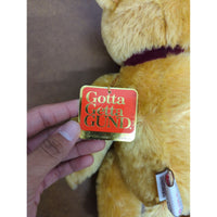 Gund Teddy Bearkin Mohair Plush 10" Artisans Collection Golden Brown W/ Tag