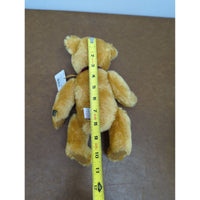 Gund Teddy Bearkin Mohair Plush 10" Artisans Collection Golden Brown W/ Tag