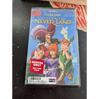 Peter Pan Return To Never Land VHS Walt Disney Hollywood Video Rental Edition