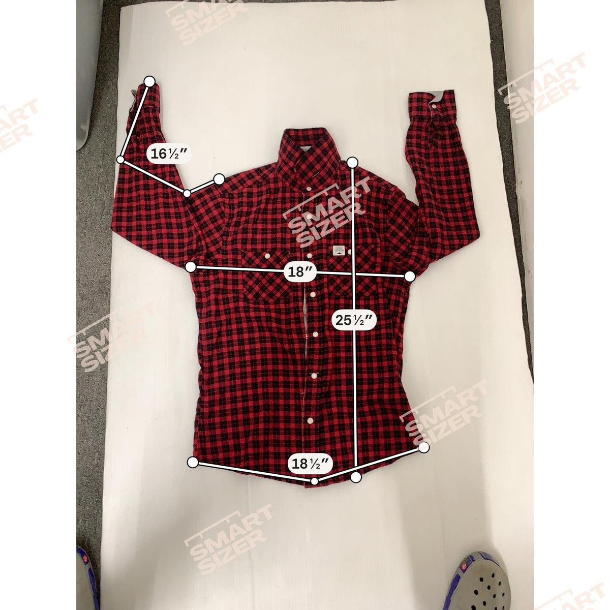 Arbor Brewing Company Red & Black Plaid Flannel Shirt Long Sleeve Button-Up Size