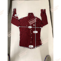 Arbor Brewing Company Red & Black Plaid Flannel Shirt Long Sleeve Button-Up Size