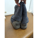 UGG Australia Gray Knit Button Boots Womens Size 7