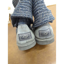 UGG Australia Gray Knit Button Boots Womens Size 7