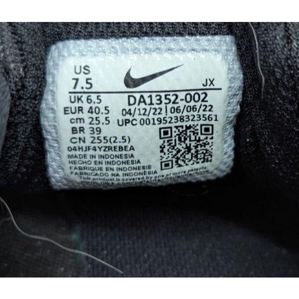 Nike Womens Black & White Athletic Shoes Size 7.5 Lightweight Mesh Comfortable S