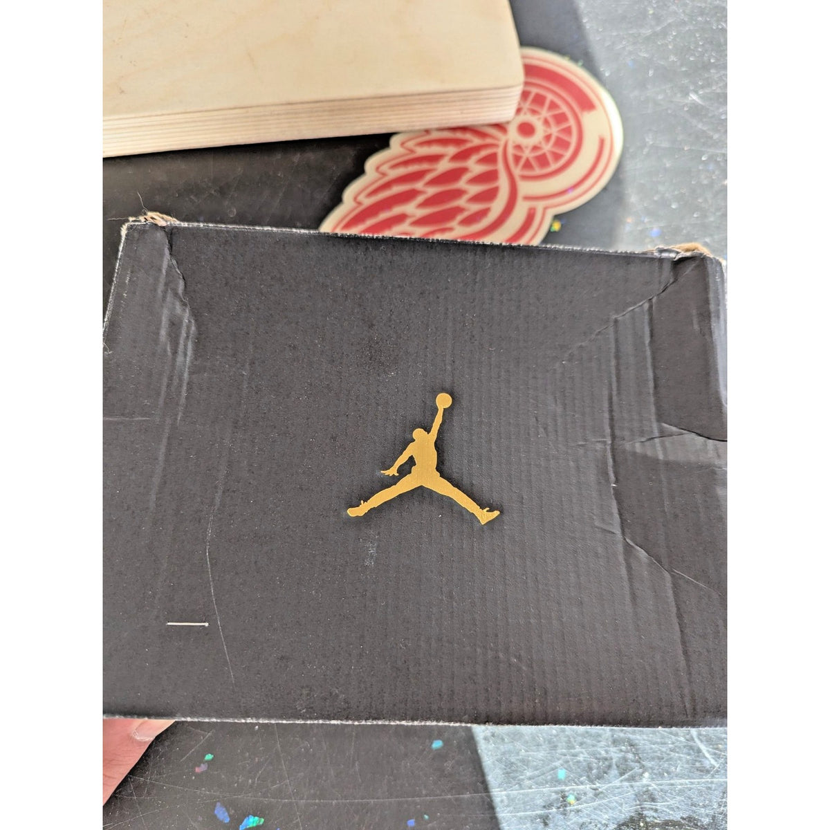 Air Jordan 6 Retro TD Black/Red Basketball Shoes Size 10C With Box