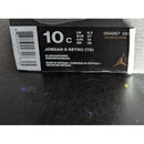 Air Jordan 6 Retro TD Black/Red Basketball Shoes Size 10C With Box