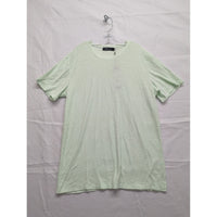 Michael Stars M Crew Slub Tee Sea Mist Lightweight Casual T-Shirt New With Tags