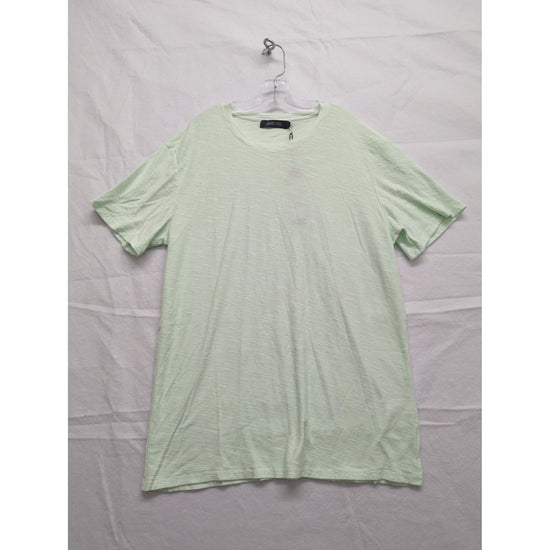 Michael Stars M Crew Slub Tee Sea Mist Lightweight Casual T-Shirt New With Tags