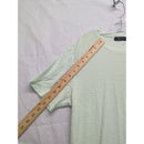 Michael Stars M Crew Slub Tee Sea Mist Lightweight Casual T-Shirt New With Tags