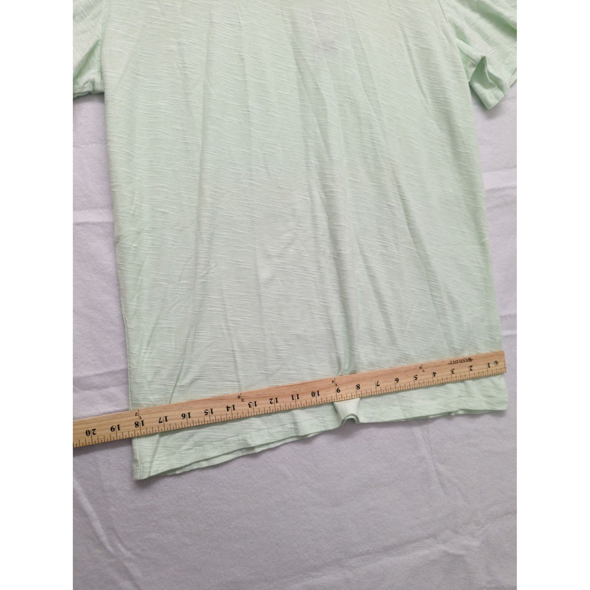 Michael Stars M Crew Slub Tee Sea Mist Lightweight Casual T-Shirt New With Tags