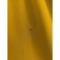 7th Avenue Design Studio Mustard Yellow Ruched 3/4 Sleeve Mock Neck Top M