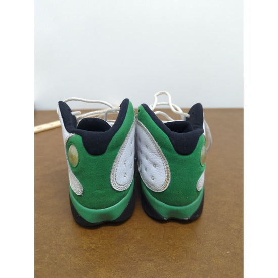 Air Jordan 13 Retro Green & White Youth Basketball Shoes Size 3Y