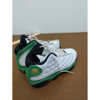 Air Jordan 13 Retro Green & White Youth Basketball Shoes Size 3Y