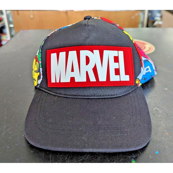 Marvel Avengers Snapback Hat Multicolor Comic Print Adjustable Cap