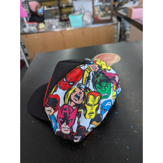 Marvel Avengers Snapback Hat Multicolor Comic Print Adjustable Cap