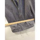 Topman Gray Lightweight Jacket With Drawstring Hem & Pockets Mens Size 36 Made In China
