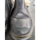 Dr. Martens Black Leather Polka Dot Lined Chelsea Boots Size US 5