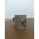Home Is Where You Hang Your Memories Ceramic Mug Beige Folk Art Design 8 Oz Made In Japan