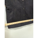 Ann Taylor Womens Wool Blazer Jacket Size 4 Charcoal Gray Button Front Long Sleeve