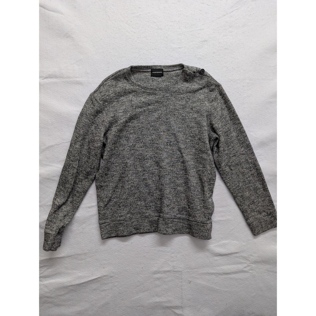 Club Monaco Womens Heather Gray Crewneck Sweater Size M