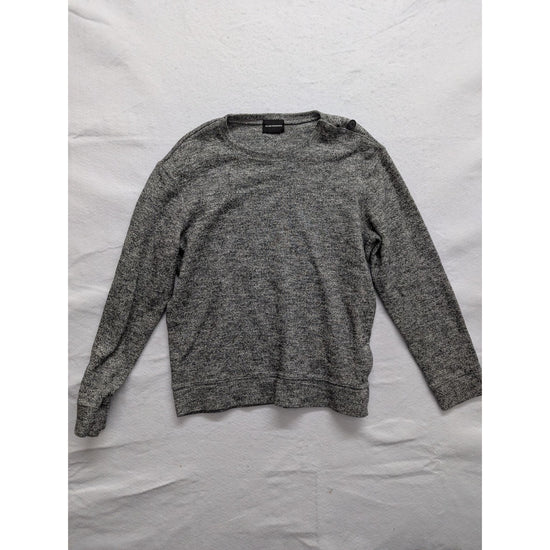 Club Monaco Womens Heather Gray Crewneck Sweater Size M