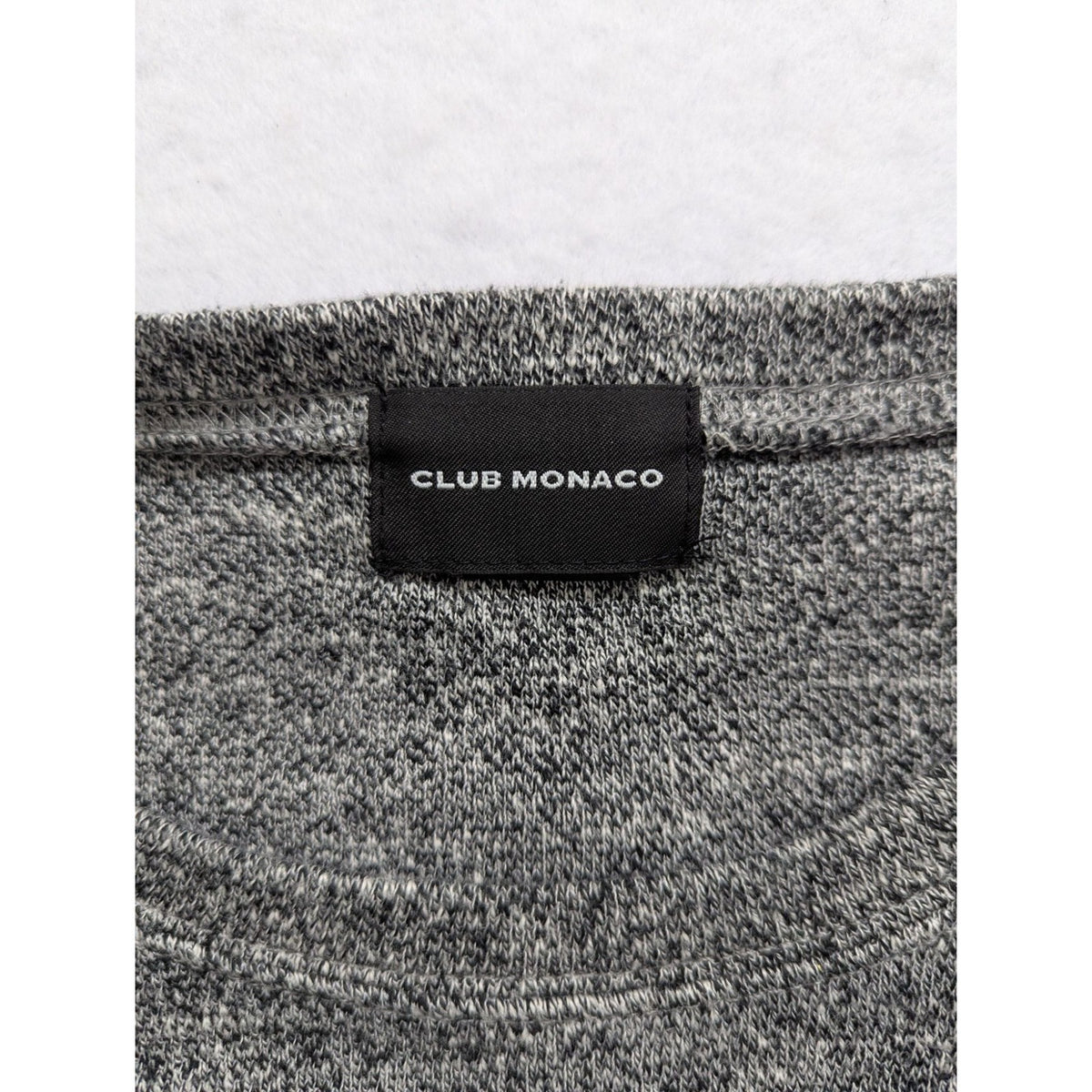 Club Monaco Womens Heather Gray Crewneck Sweater Size M