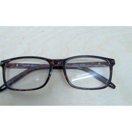 Foster Grant Tortoiseshell Reading Glasses With +2.00 Magnification Clear Lens C