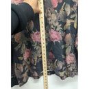 Billionaire Boys Club Floral Black Long Sleeve Crewneck Sweatshirt Sz L 100% Cotton Made In China