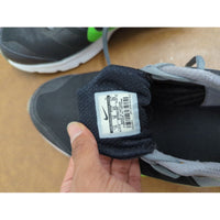 Nike Air Mens Running Shoes Black/Green Lace-Up Size 10 UK