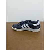 Adidas Navy Blue & White Sneakers Lace-Up Mens Size 8.5 Rubber Sole Casual Style