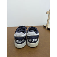 Adidas Navy Blue & White Sneakers Lace-Up Mens Size 8.5 Rubber Sole Casual Style