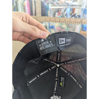 New Era Black White Sox Baseball Cap Medium-Large Genuine Merchandise Mesh Back