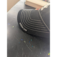 New Era Black White Sox Baseball Cap Medium-Large Genuine Merchandise Mesh Back