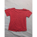 T By Talbots Womens Red Short Sleeve T-Shirt Medium 100% Cotton Lightweight Casu